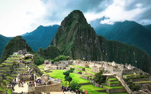 Vista panorámica de Machu Picchu